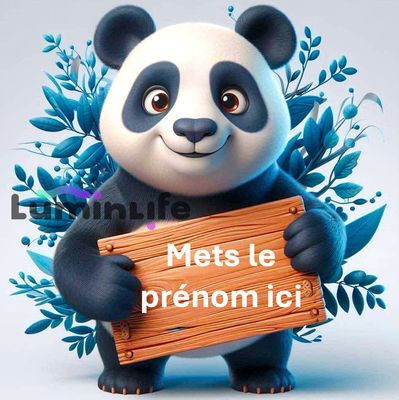 Kit Broderie Diamant - Porte-Affiche panda - P001 Kit Broderie Diamant - Porte-Affiche panda - P001
