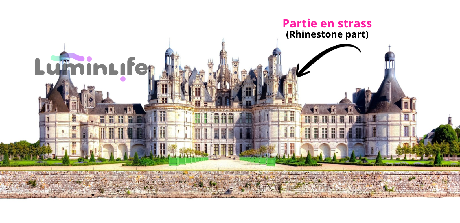 Broderie Diamant 5D -Château de Chambord