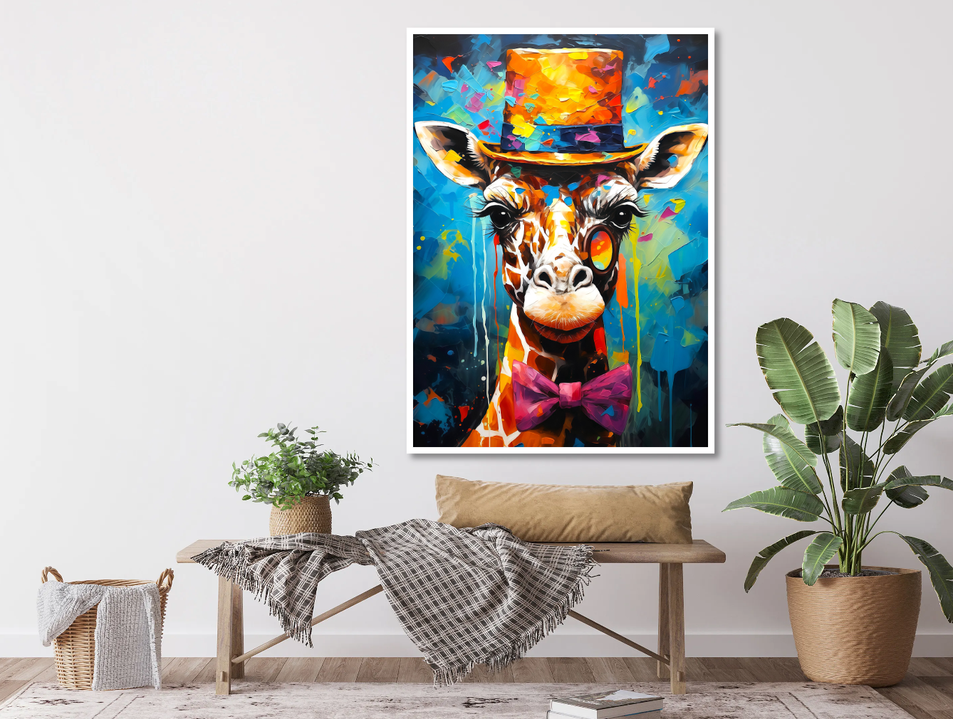 Broderie Diamant 100% Grand - Girafe