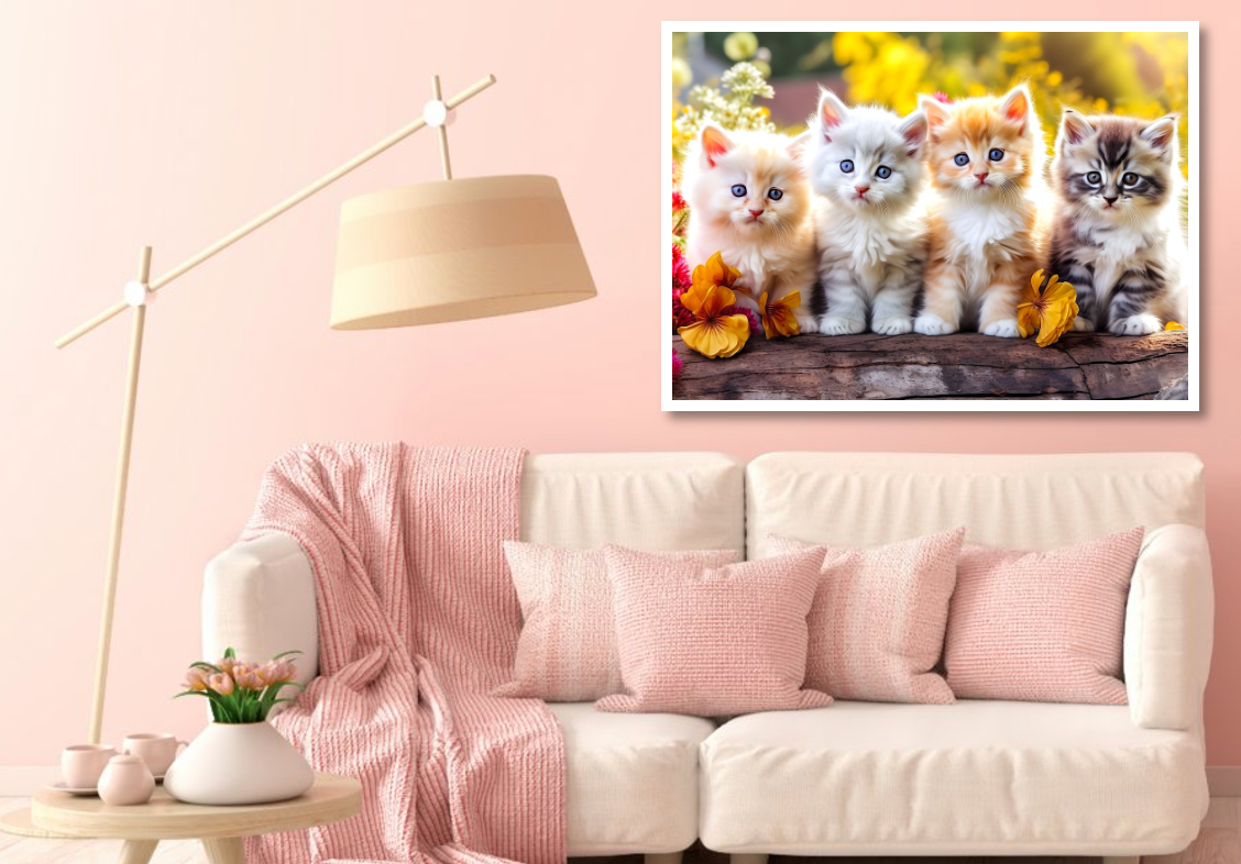 Broderie Diamant 100% Grand -4 Chatons
