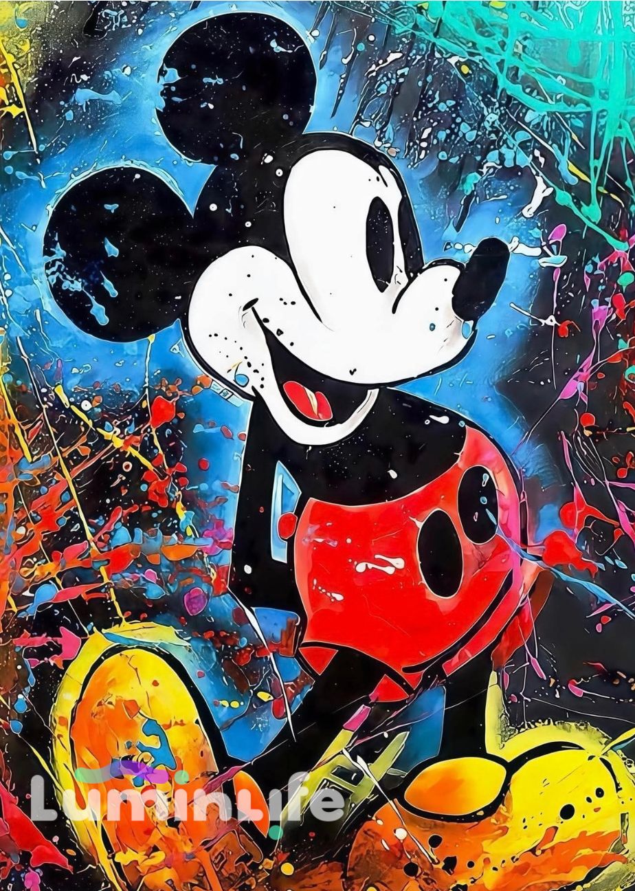 Broderie Diamant 100% Grand - Mickey Street Art - LIVRAISON entre 20-25 AOÛT Broderie Diamant 100% Grand - Mickey Street Art - LIVRAISON entre 20-25 AOÛT