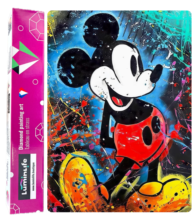 Broderie Diamant 100% Grand - Mickey Street Art