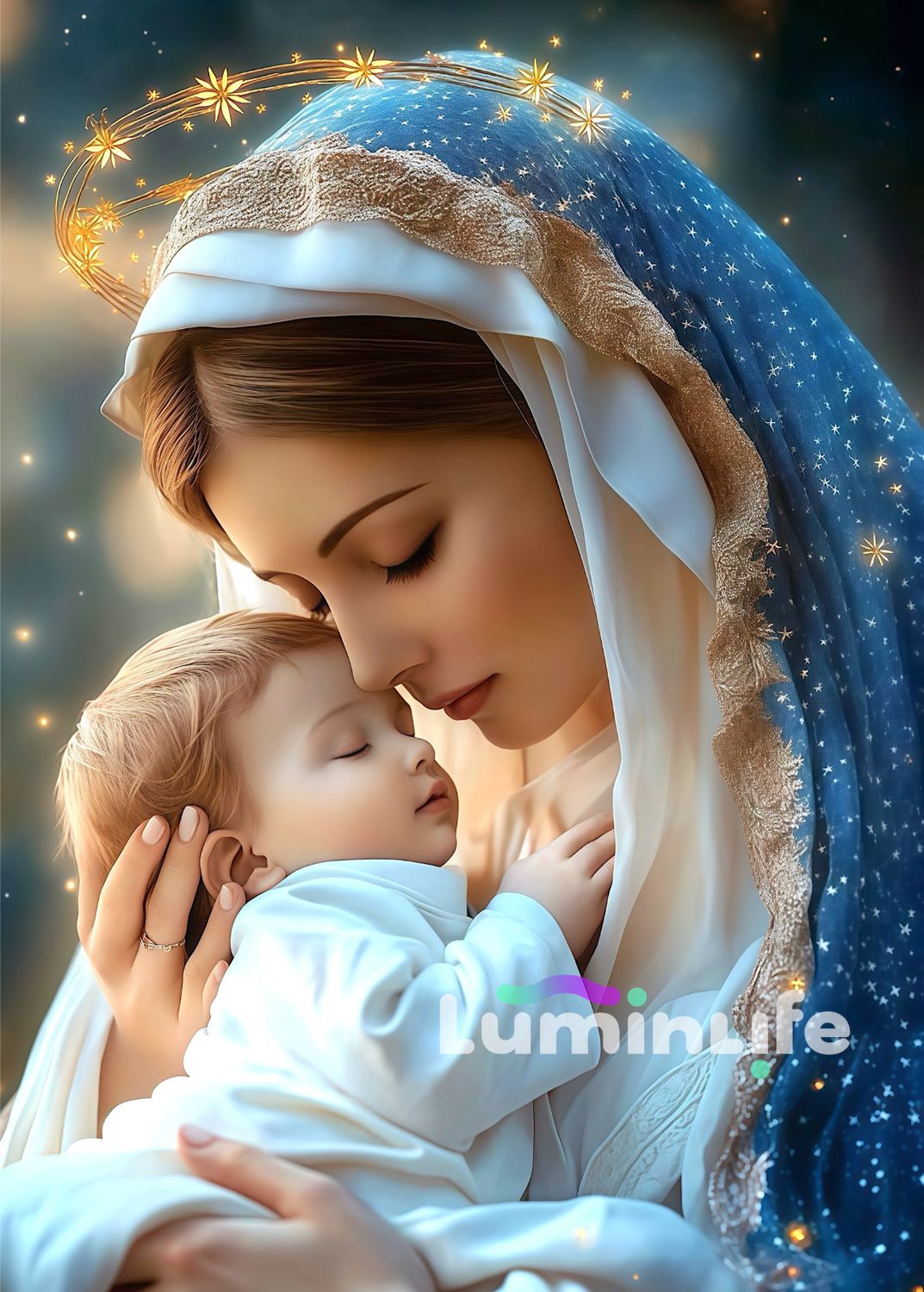Broderie Diamant 100% Grand - La Vierge Marie Broderie Diamant 100% Grand - La Vierge Marie