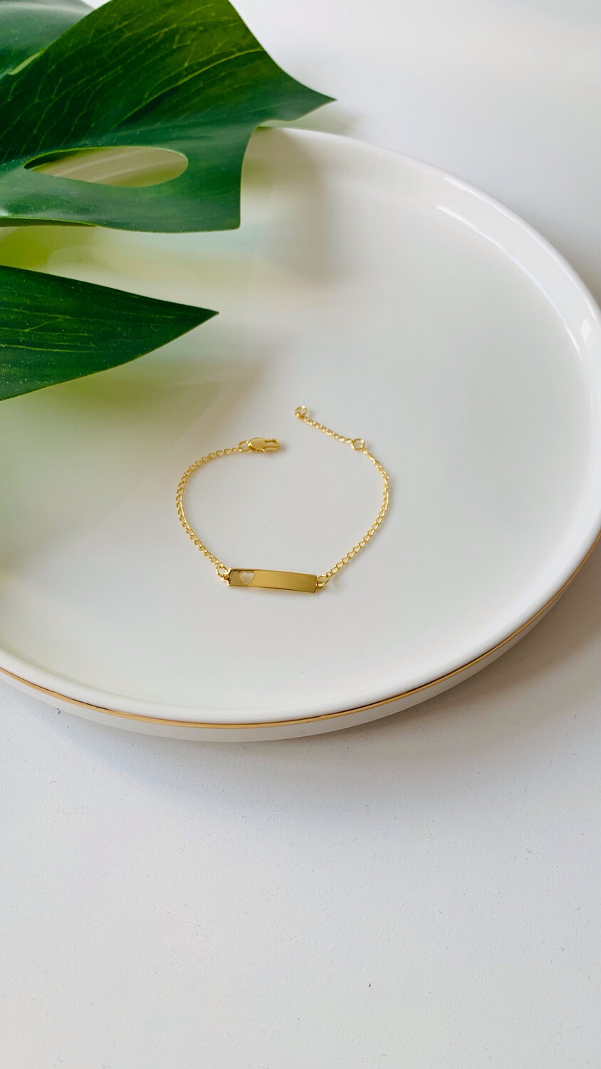 Pulseira Infantil Coração