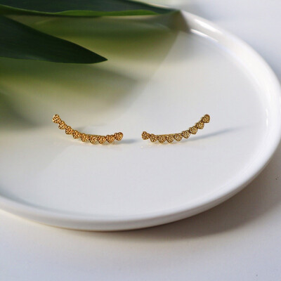 Ear Cuff Corações