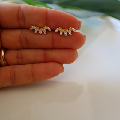 Ear Cuff Delicado Cristal