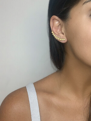 Ear Cuff Corações