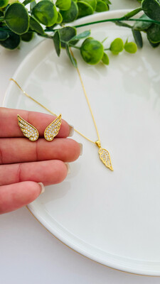 Conjunto Asas Cravejadas