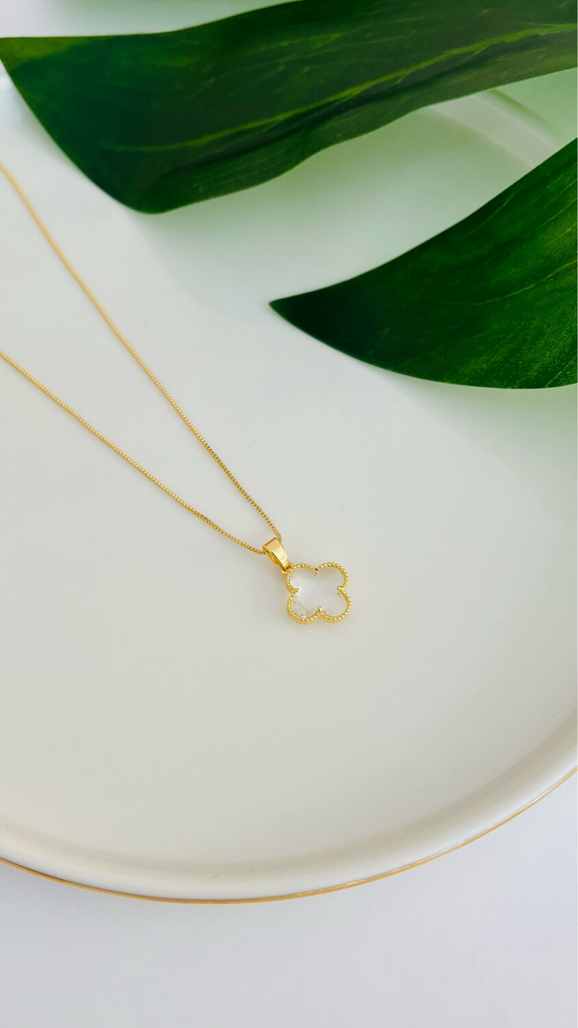 Colar Flor de Cristal