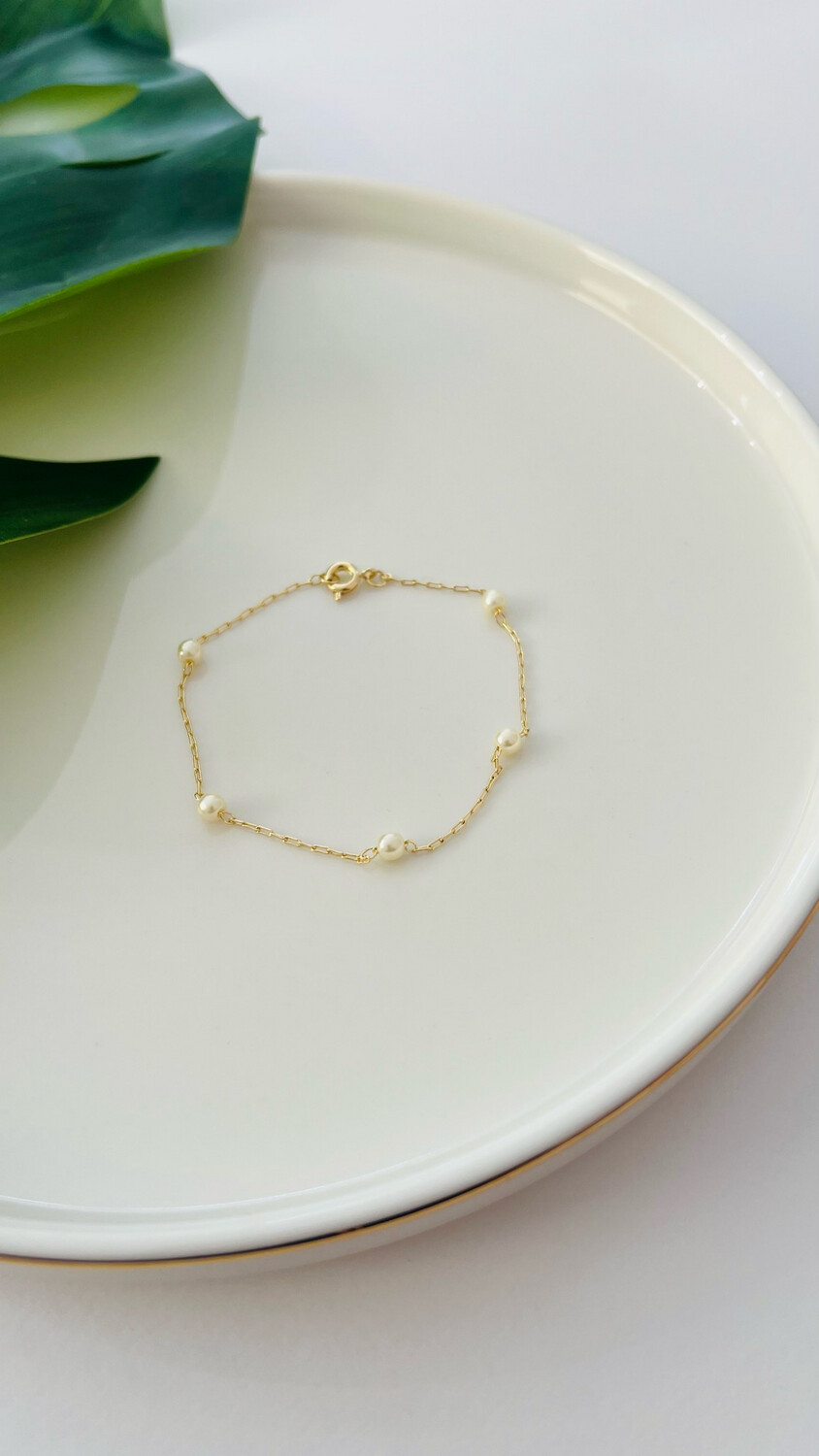 Pulseira Pérolas Delicada