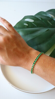 Pulseira Esmeralda Riviera