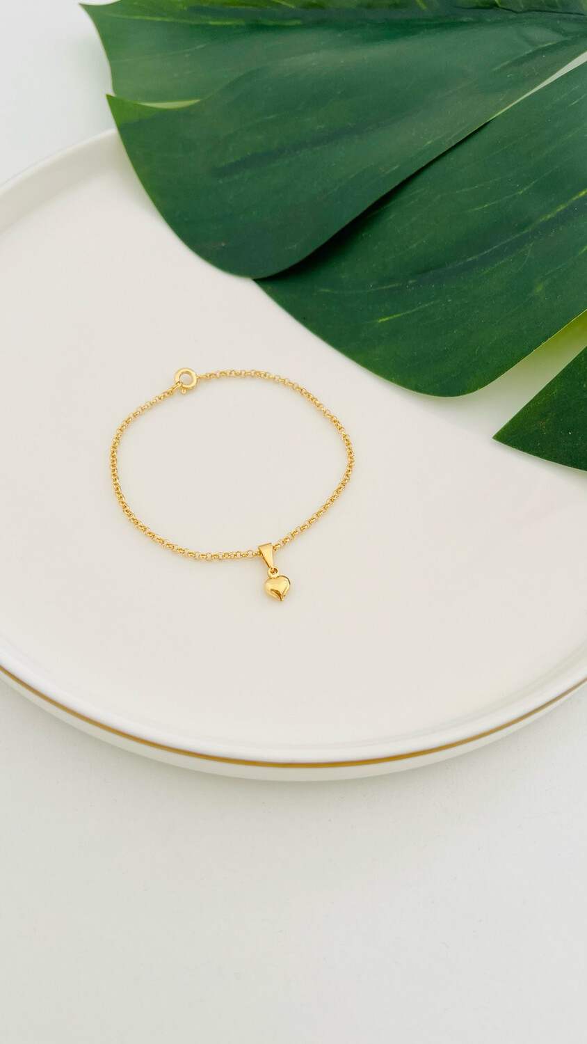 Pulseira Delicada Coração