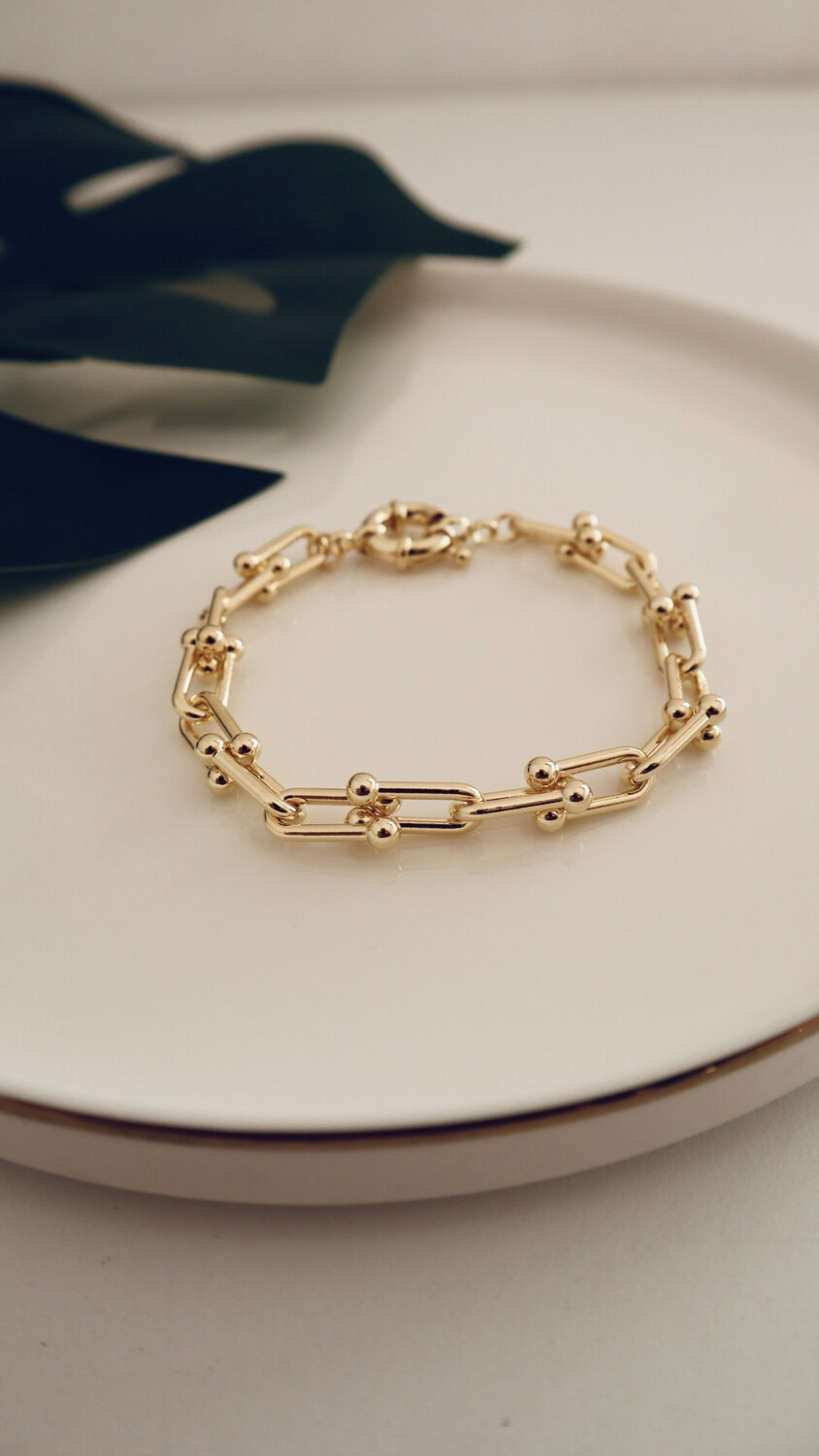 Pulseira Corrente Paperclip