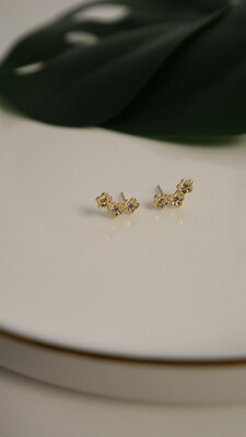 Mini Ear Cuff Flores Delicadas