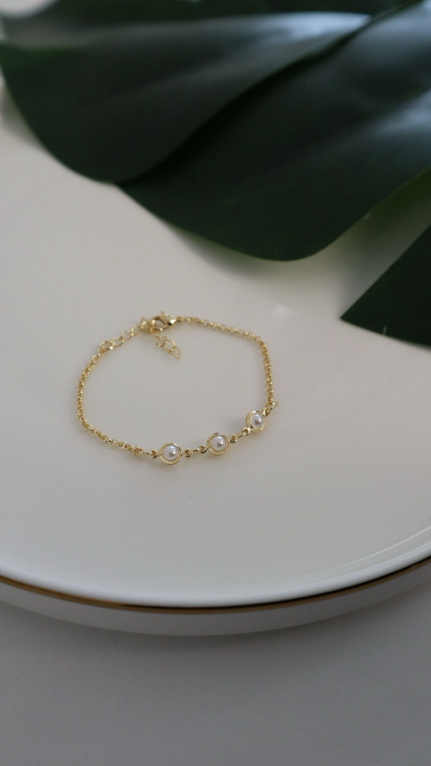 Pulseira Infantil Pérolas