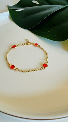 Pulseira Ponto de Luz Tangerina