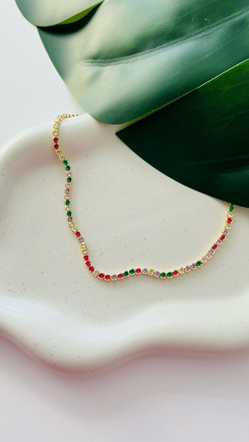 Choker Riviera Pedras Redondas