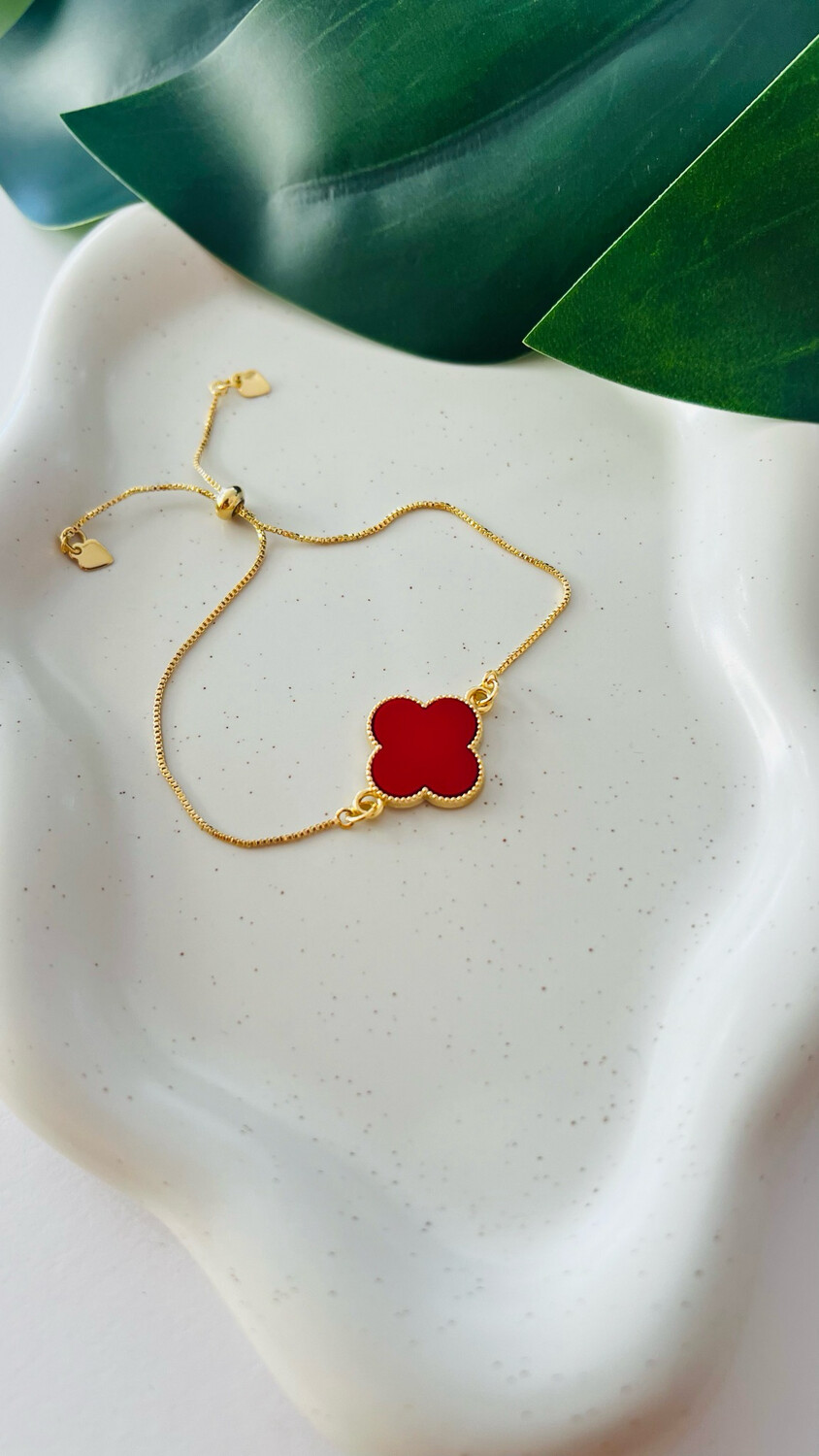 Pulseira Flor Esmaltada