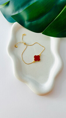 Pulseira Flor Esmaltada