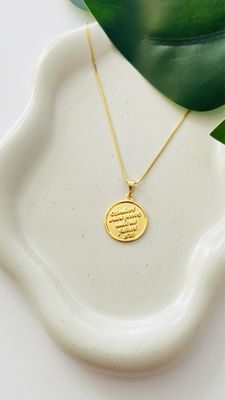 Colar Medalha Salmo 23