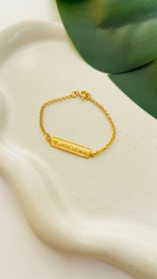 Pulseira Infantil “Amor de Mãe”