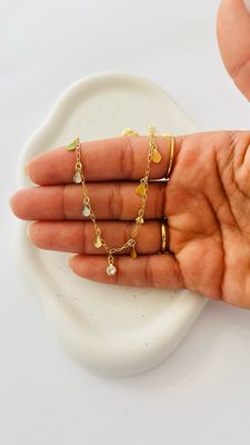 Choker Gotas Ponto de Luz