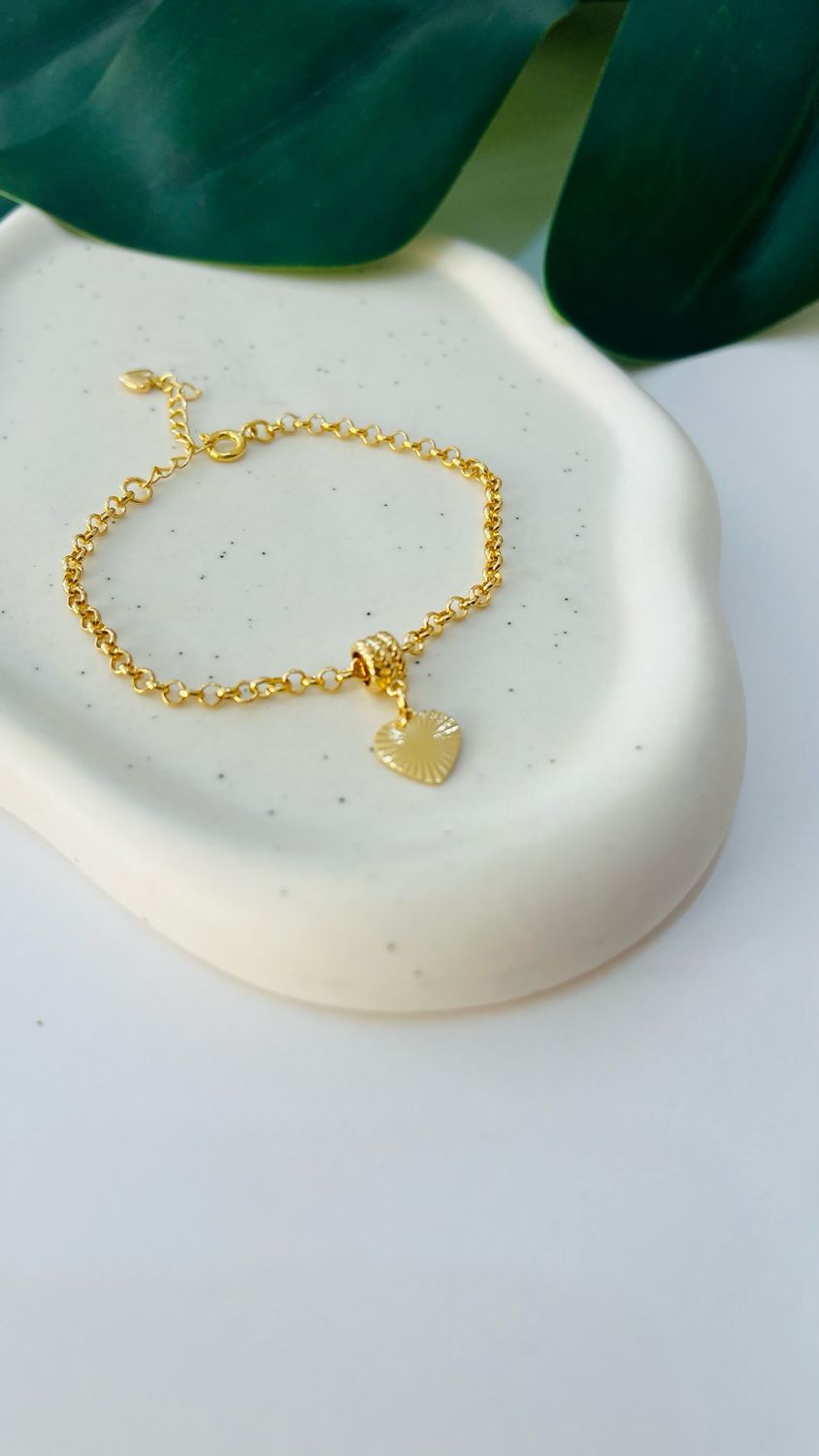 Pulseira Corrente Coração