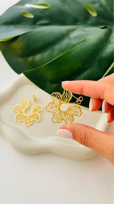 Maxi Argola Flor