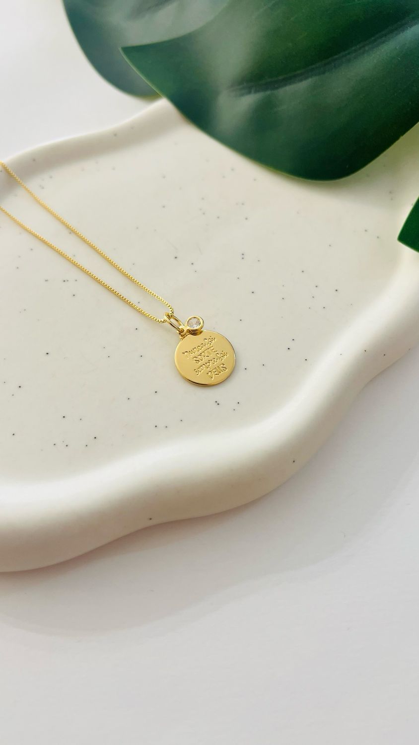 Colar “Nunca foi sorte, sempre foi DEUS!”