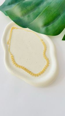 Choker Trabalhada Folhas