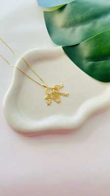 Colar Mix de Pingentes Vovó