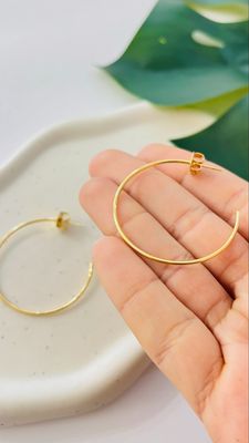 Argola Clássica Fina