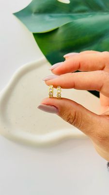Mini Argola Cristal