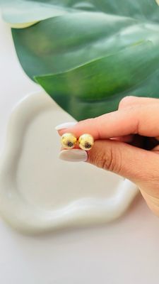 Brinco Bola Fosca Padrão