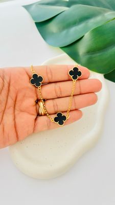 Choker Flor Negra