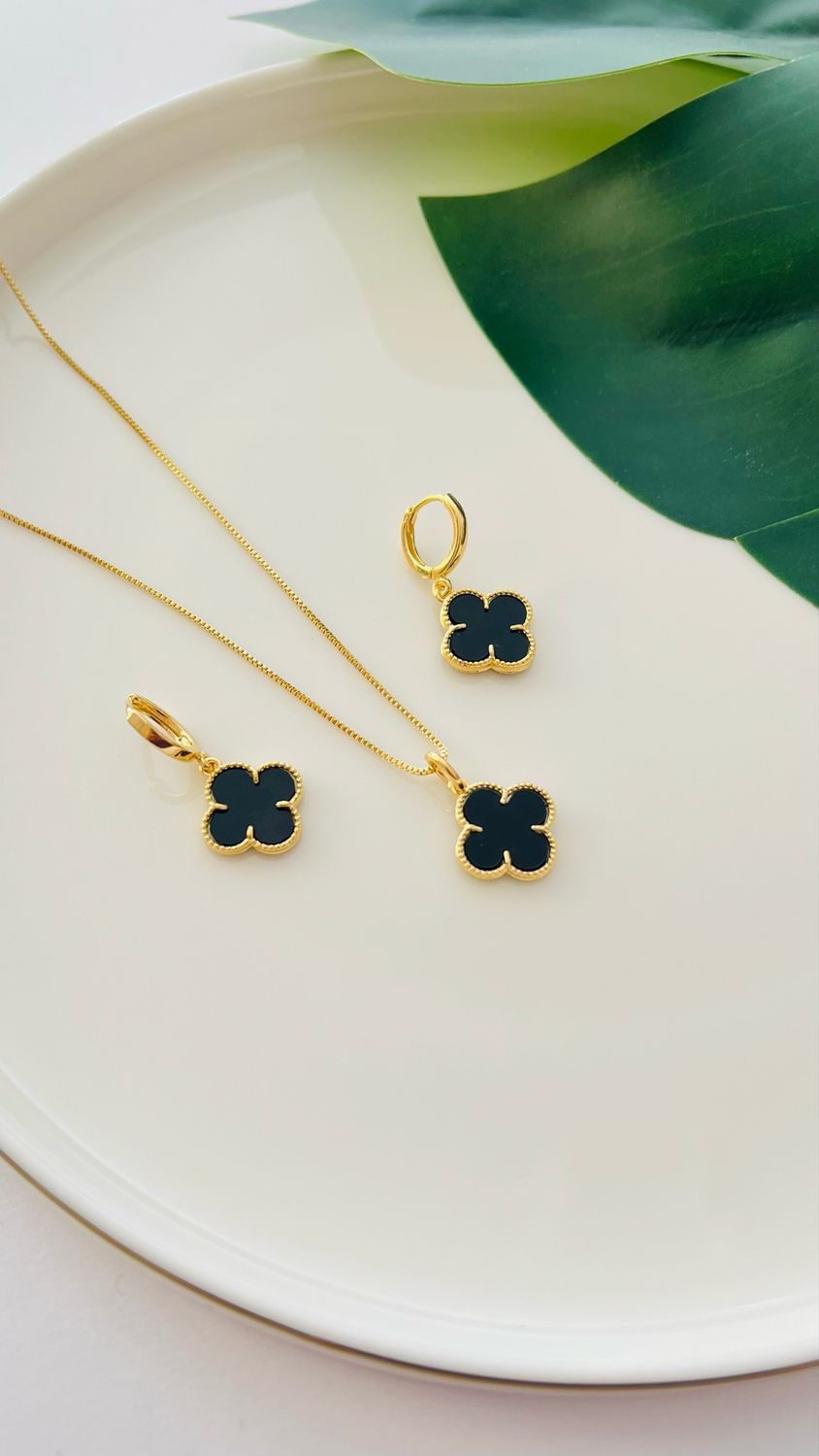Conjunto Flor Negra