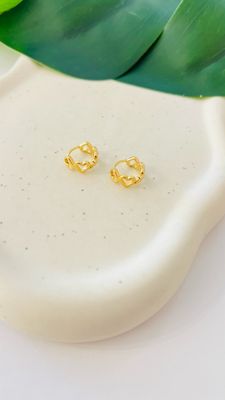 Mini Argolinha Corações Vazados