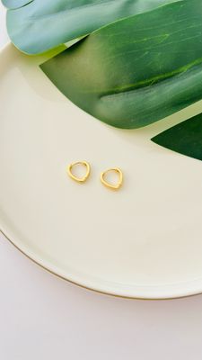 Argolinha Coração Liso