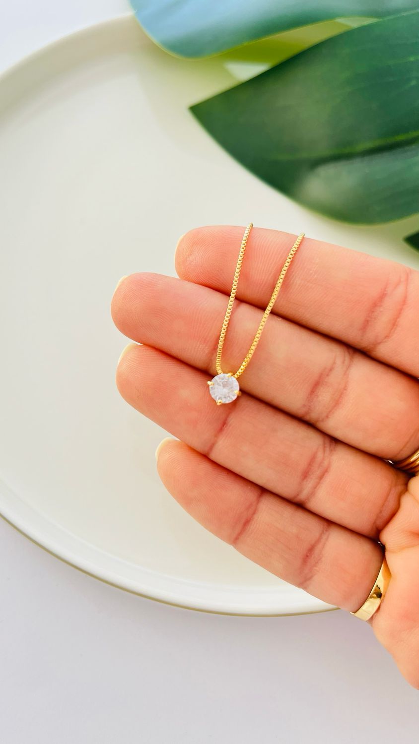 Colar Mini Ponto de Luz