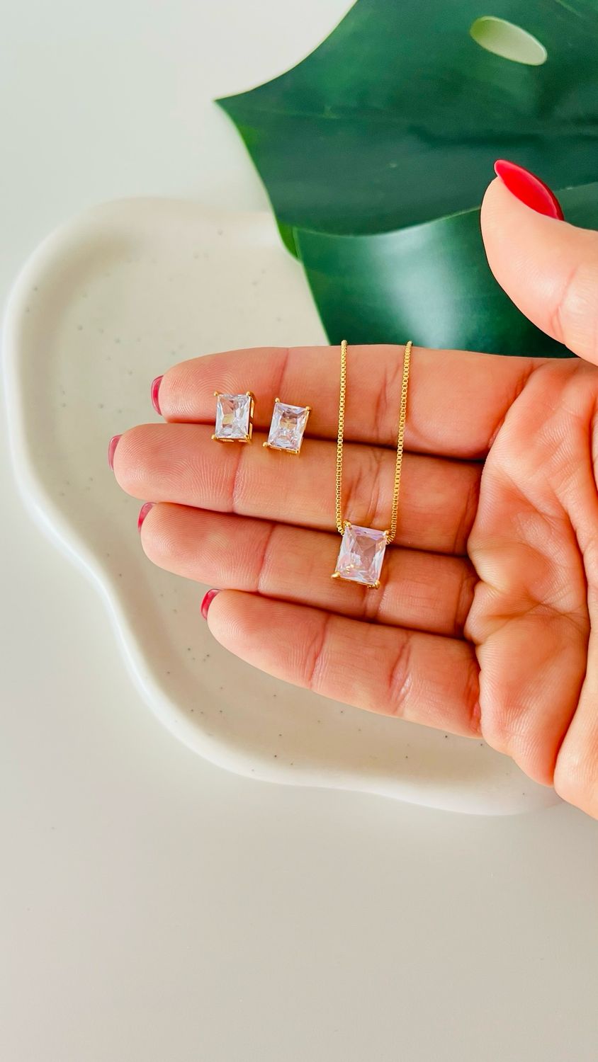 Conjunto Retangular Cristal