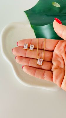 Conjunto Retangular Cristal