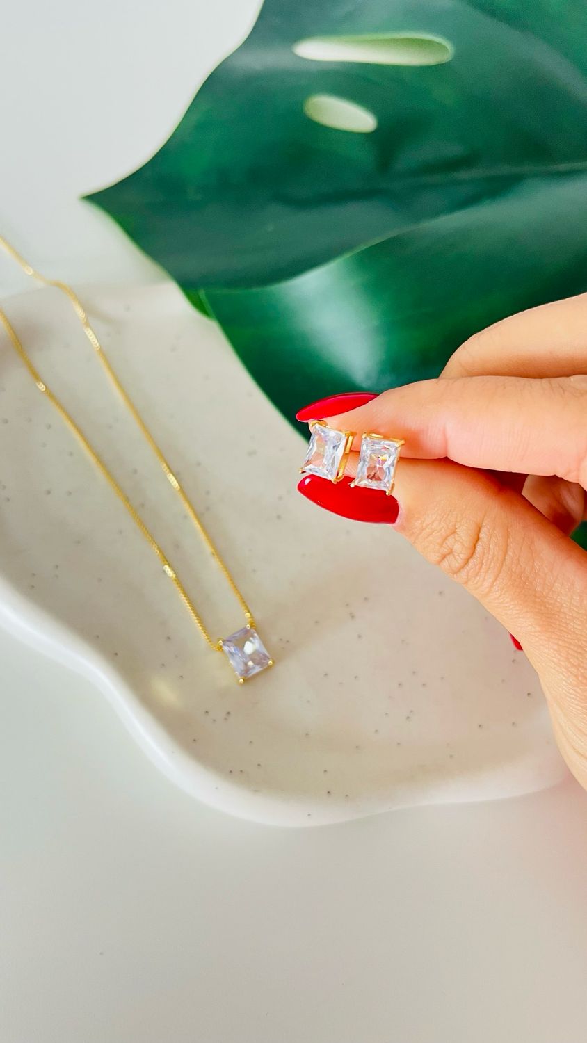 Conjunto Retangular Cristal