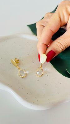 Brinco Nishmat Drops Aqua