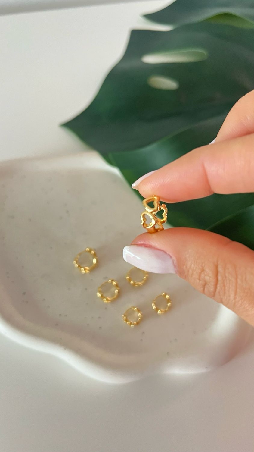 Kit Argolinhas Coração