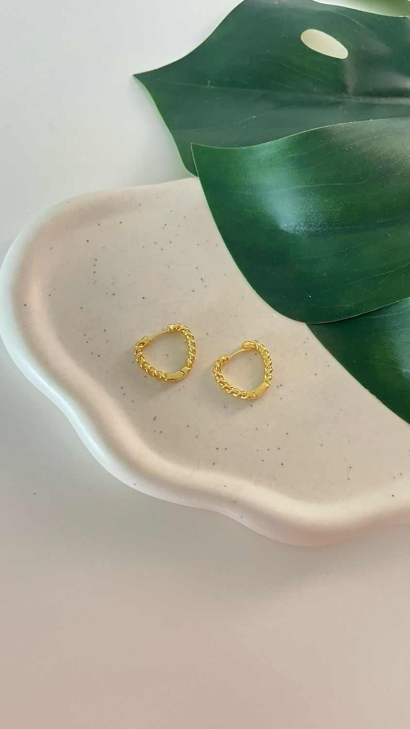 Argola Coração Torcido