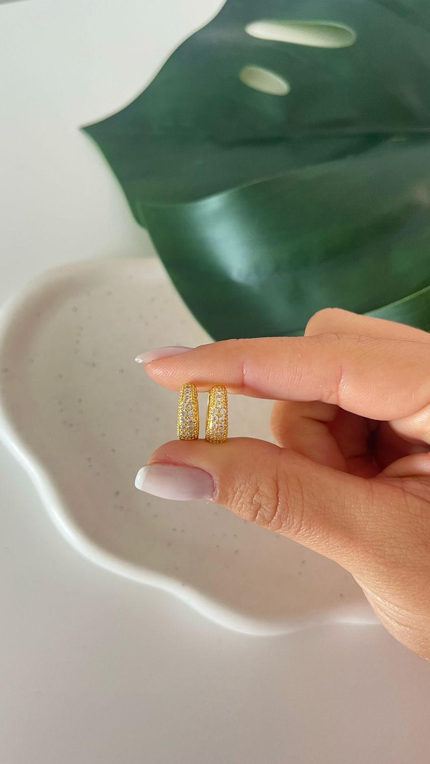 Argolinha Cravejada Clássica