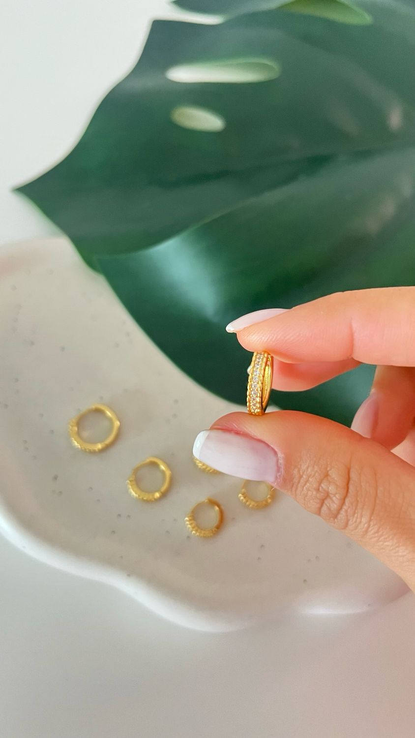 Kit Argolinha Cravejada