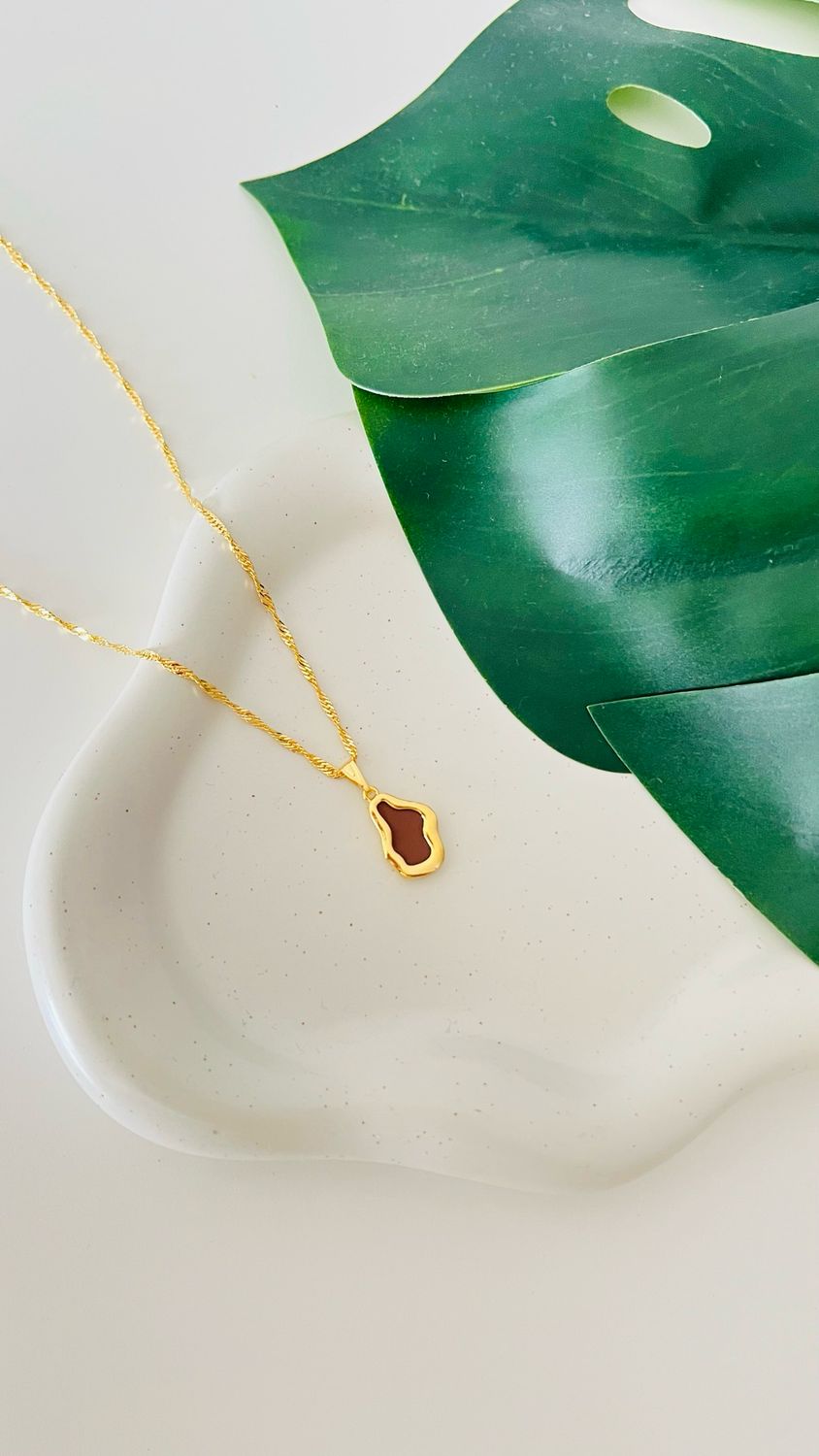 Colar Madrepérola Castanha