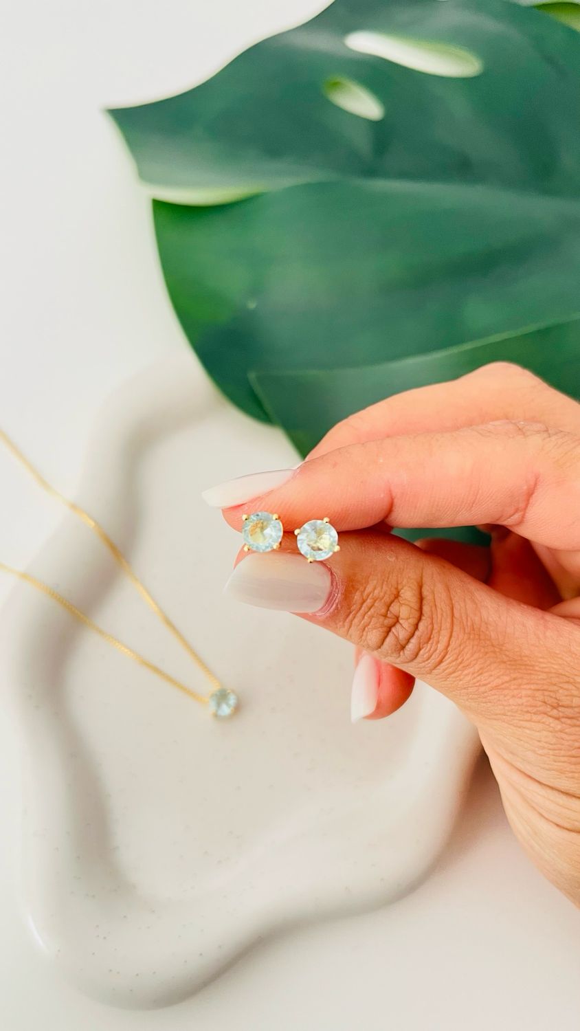 Conjunto Ponto de Luz Aquamarine