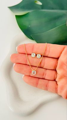 Conjunto Ponto de Luz Aquamarine